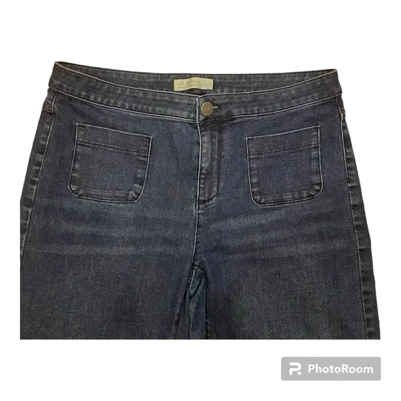 J. Jill Patch Pocket Wide Leg Jeans - Picture 6 of 6